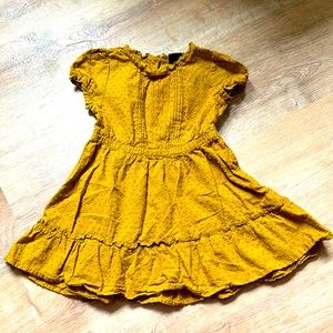 Stunning Art Class girls honey mustard 100% cotton dress 4t